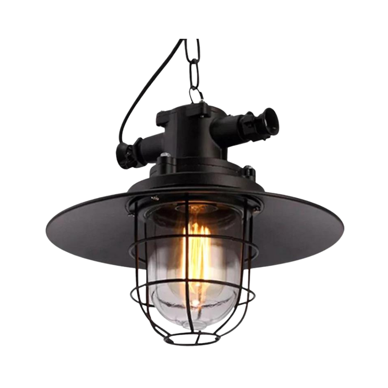 Luminária Pendente Estilo Retro Industrial