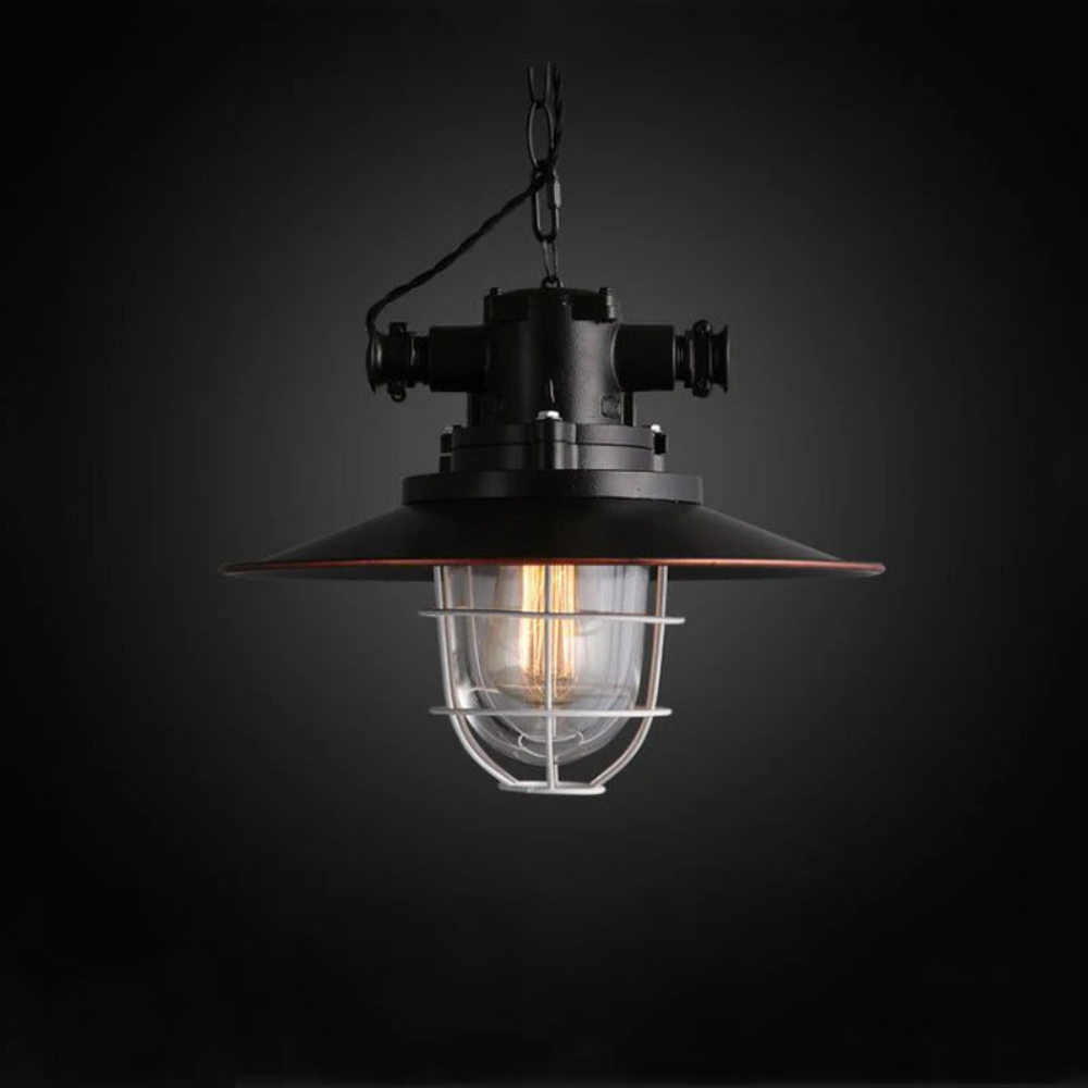 Luminária Pendente Estilo Retro Industrial