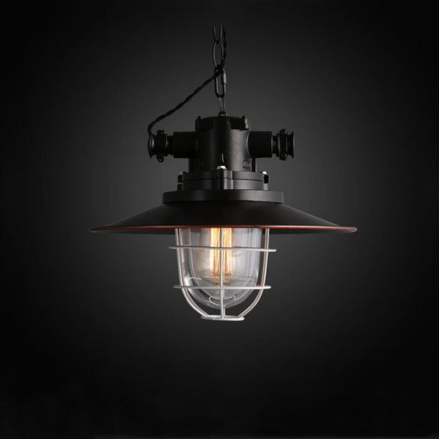 Luminária Pendente Estilo Retro Industrial
