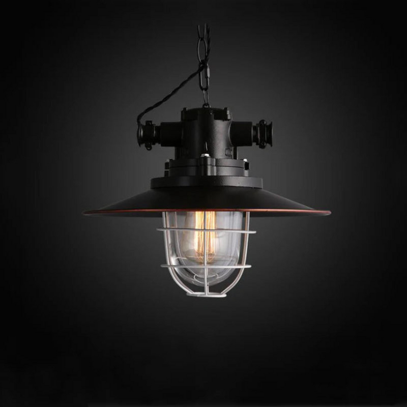 Luminária Pendente Estilo Retro Industrial