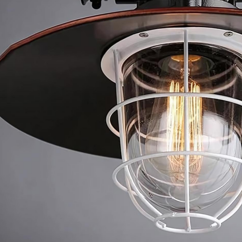 Luminária Pendente Estilo Retro Industrial