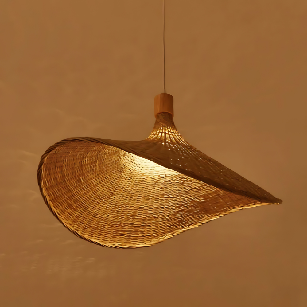 Luminária Pendente Rústica de Raphia
