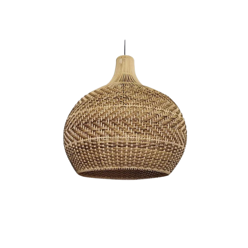 Luminária Pendente de Rattan