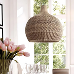 Luminária Pendente de Rattan