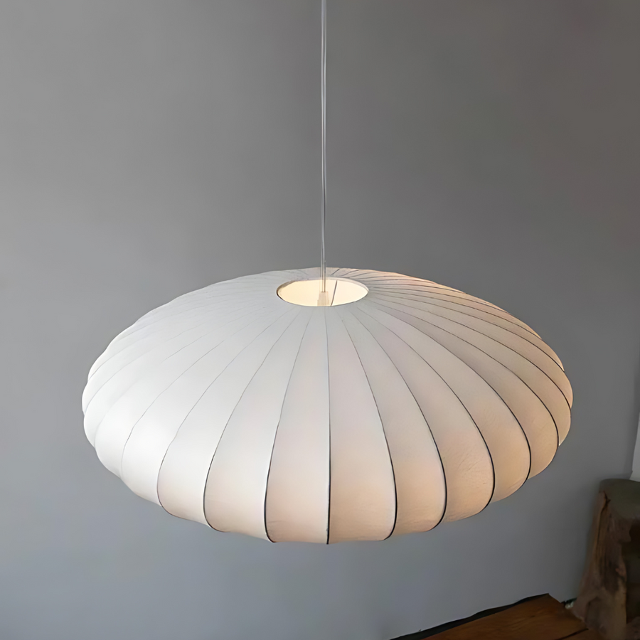 Luminária Pendente de Seda