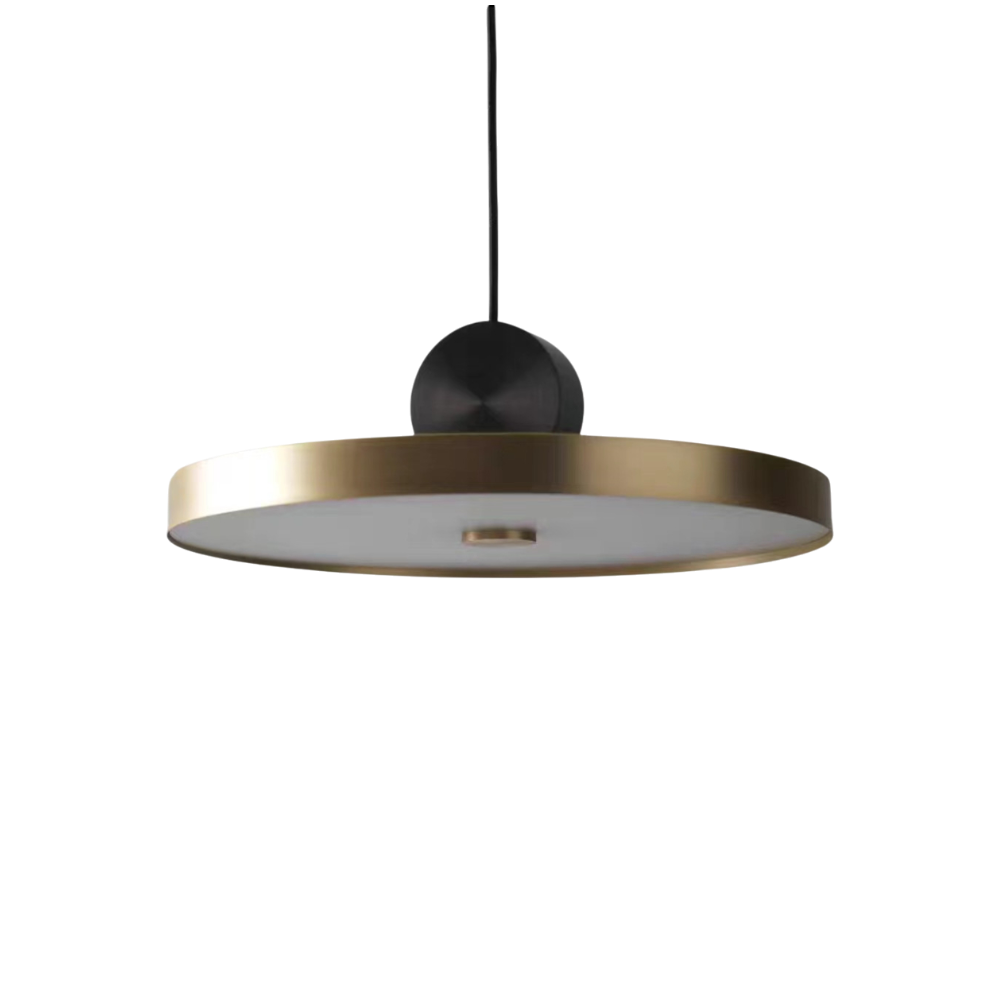 Luminária Pendente em Cores Douradas