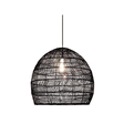 Luminária Pendente em Rattan com Design de Cloche