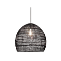 Luminária Pendente em Rattan com Design de Cloche Ø35cm