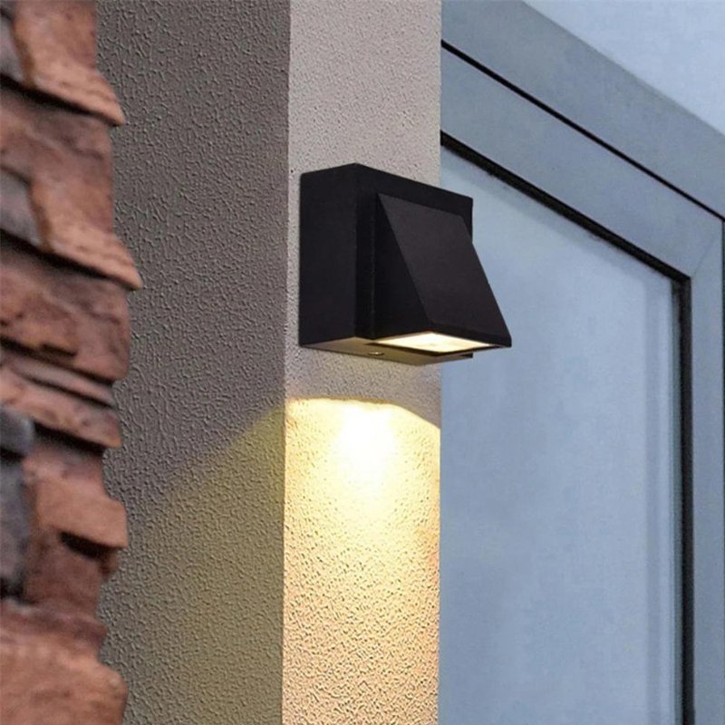 Luminária de Alumínio Preta para Área Externa 5W Neutra