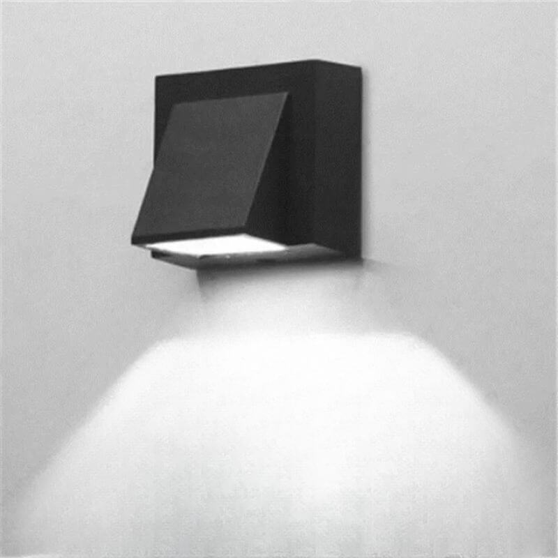 Luminária de Alumínio Preta para Área Externa 5W