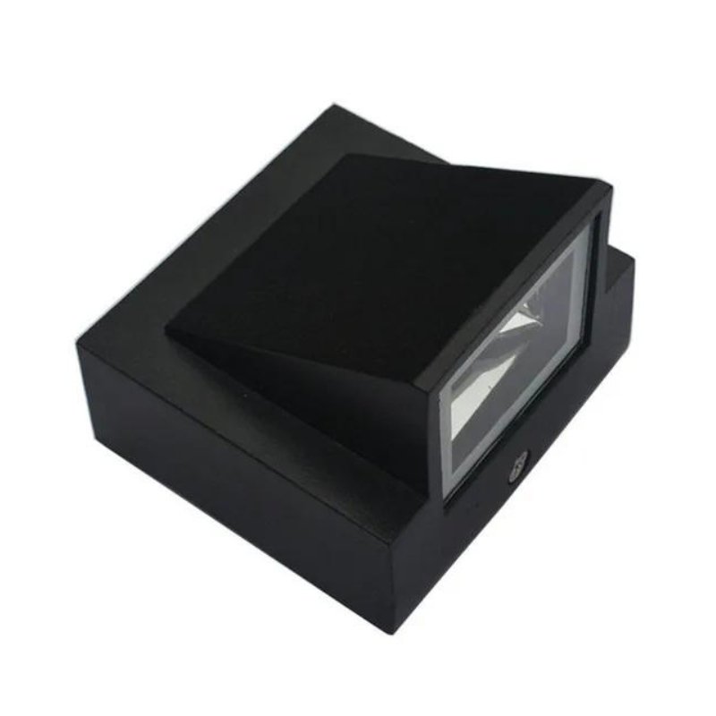 Luminária de Alumínio Preta para Área Externa 5W