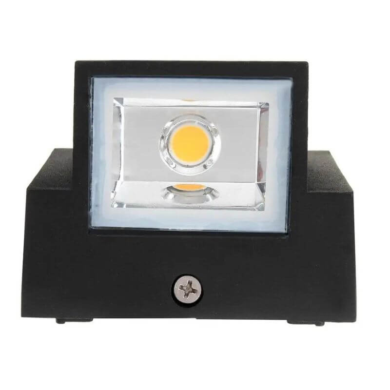 Luminária de Alumínio Preta para Área Externa 5W