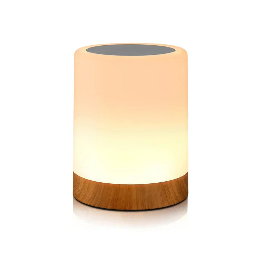 Luminária de Mesa com Sensor de Toque LED - Abajur Portátil com Luz RGB, Ideal para Quartos e Presente Perfeito para Crianças