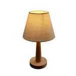 Luminária de Mesa de Madeira Sólida em Estilo Nórdico