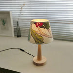Luminária de Mesa de Madeira Sólida em Estilo Nórdico