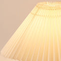 Luminária de Mesa em Madeira com Design Plissado Japonês LED