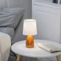 Luminária de Mesa em Vidro Dobrada Estilo Nórdico Laranja 110V-120V para EUA CA