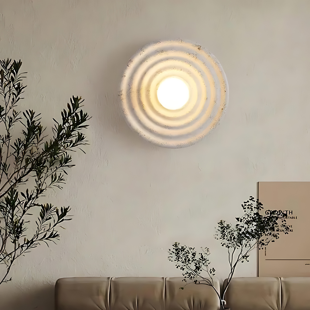 Luminária de Teto Estilo Wabi-Sabi
