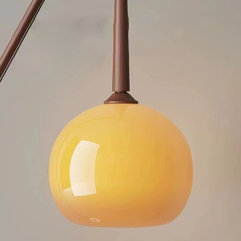 Luminária de mesa Clássica em Ferro e Vidro com 1 Lâmpada para Quarto