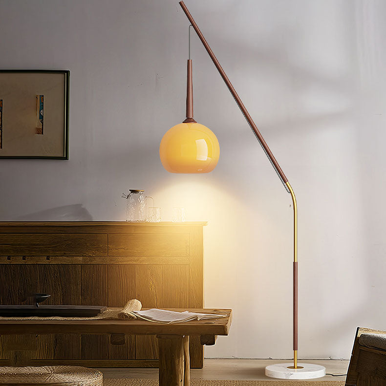 Luminária de mesa Clássica em Ferro e Vidro com 1 Lâmpada para Quarto