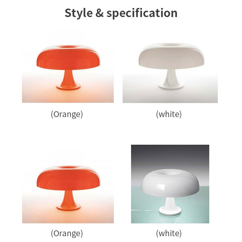 Luminária de mesa Cogumelo Panthella Moderna