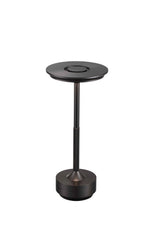 Luminária de mesa Conforto | Abajur Sem Fio - Iluminação LED Portátil e Recarregável Preto
