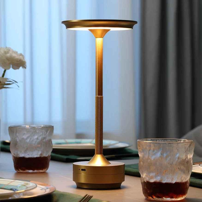 Luminária de mesa Conforto | Abajur Sem Fio - Iluminação LED Portátil e Recarregável