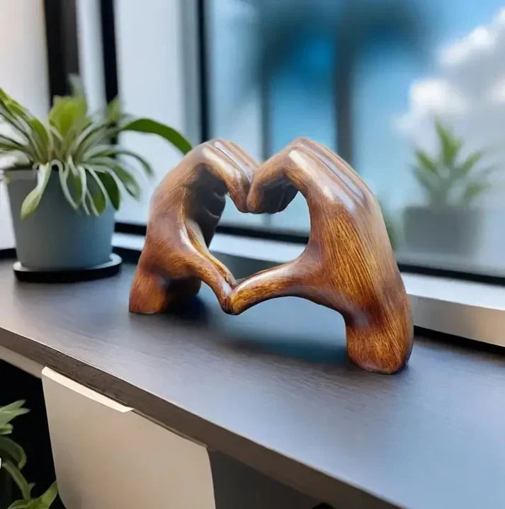 Luminária de mesa Coração Artesanal - Presente Romântico para Enfeitar o Lar | WarmHeart