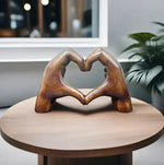 Luminária de mesa Coração Artesanal - Presente Romântico para Enfeitar o Lar | WarmHeart