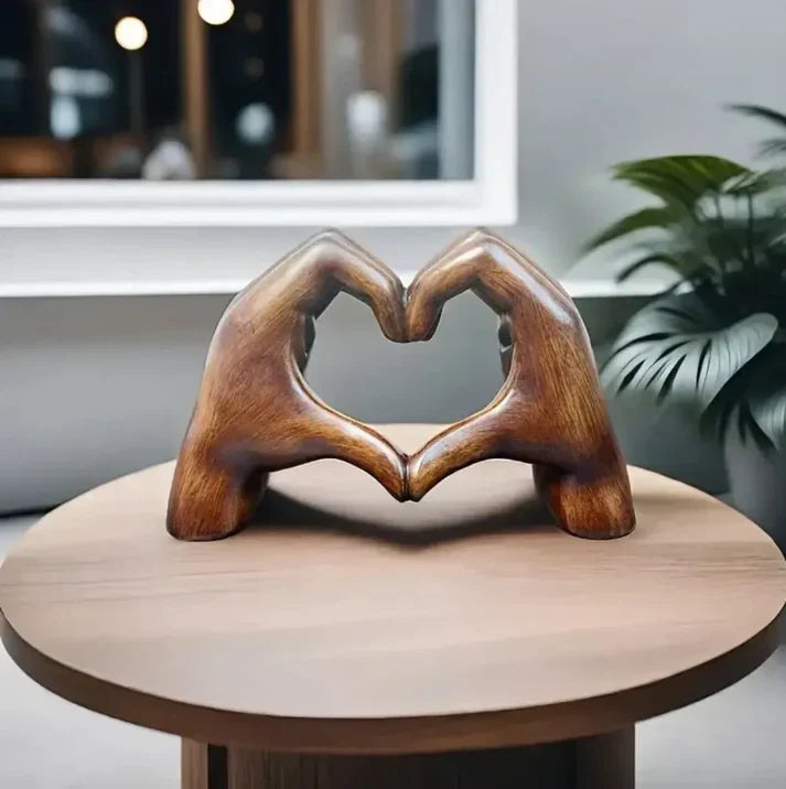 Luminária de mesa Coração Artesanal - Presente Romântico para Enfeitar o Lar | WarmHeart