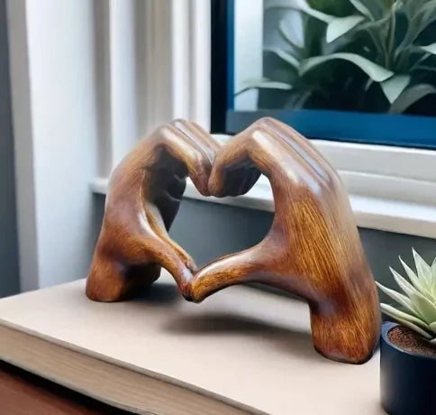Luminária de mesa Coração Artesanal - Presente Romântico para Enfeitar o Lar | WarmHeart