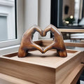 Luminária de mesa Coração Artesanal - Presente Romântico para Enfeitar o Lar | WarmHeart