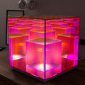 Luminária de mesa Cubo Mágico em Acrílico RGB Médio 5V