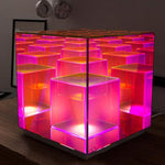 Luminária de mesa Cubo Mágico em Acrílico RGB Médio 5V