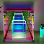 Luminária de mesa Cubo Mágico em Acrílico RGB