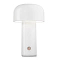 Luminária de mesa Dimerizável e Portátil - Recarregável via USB com Controle Touch para Cabeceira Branco