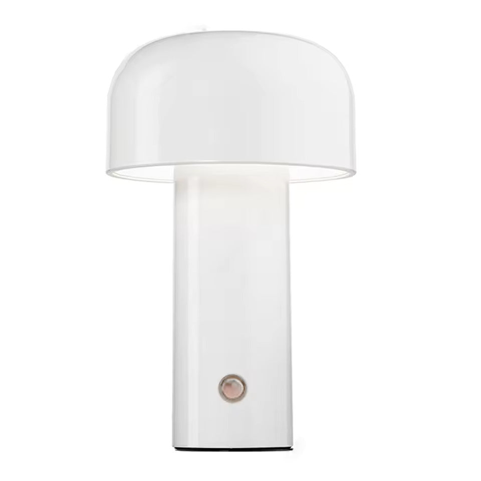 Luminária de mesa Dimerizável e Portátil - Recarregável via USB com Controle Touch para Cabeceira Branco