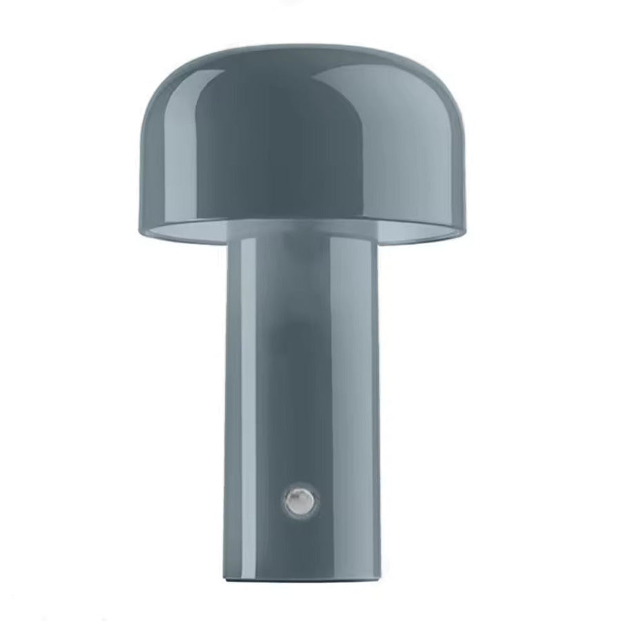Luminária de mesa Dimerizável e Portátil - Recarregável via USB com Controle Touch para Cabeceira Cinza Escuro