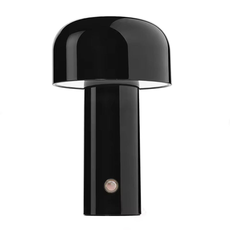 Luminária de mesa Dimerizável e Portátil - Recarregável via USB com Controle Touch para Cabeceira Preto