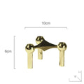 Luminária de mesa Elegante com Design Molecular | Decoração Escultural Nórdica para Sua Casa Dourado 1- Pacote (Uma Peça)