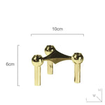 Luminária de mesa Elegante com Design Molecular | Decoração Escultural Nórdica para Sua Casa Dourado 1- Pacote (Uma Peça)