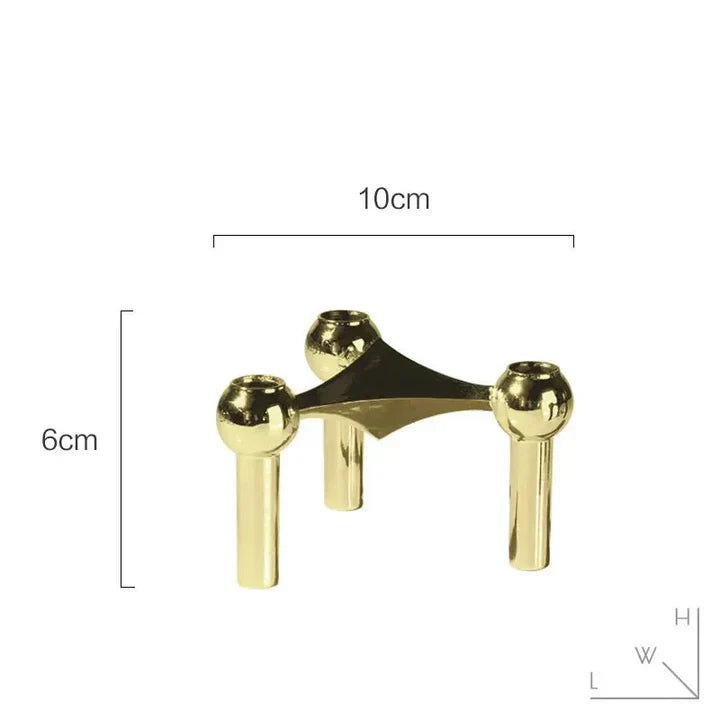 Luminária de mesa Elegante com Design Molecular | Decoração Escultural Nórdica para Sua Casa Dourado 1- Pacote (Uma Peça)