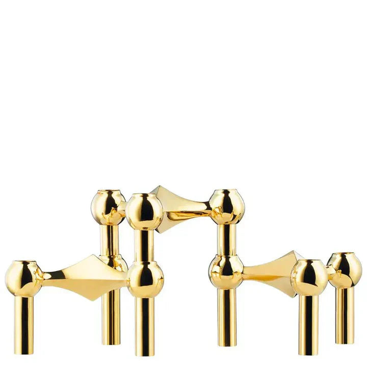 Luminária de mesa Elegante com Design Molecular | Decoração Escultural Nórdica para Sua Casa Dourado 3-Pacote (Três Peças)