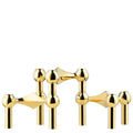Luminária de mesa Elegante com Design Molecular | Decoração Escultural Nórdica para Sua Casa Dourado 3-Pacote (Três Peças)