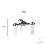 Luminária de mesa Elegante com Design Molecular | Decoração Escultural Nórdica para Sua Casa Prata 1- Pacote (Uma Peça)
