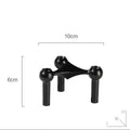 Luminária de mesa Elegante com Design Molecular | Decoração Escultural Nórdica para Sua Casa Preto 1- Pacote (Uma Peça)