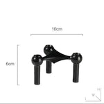 Luminária de mesa Elegante com Design Molecular | Decoração Escultural Nórdica para Sua Casa Preto 1- Pacote (Uma Peça)