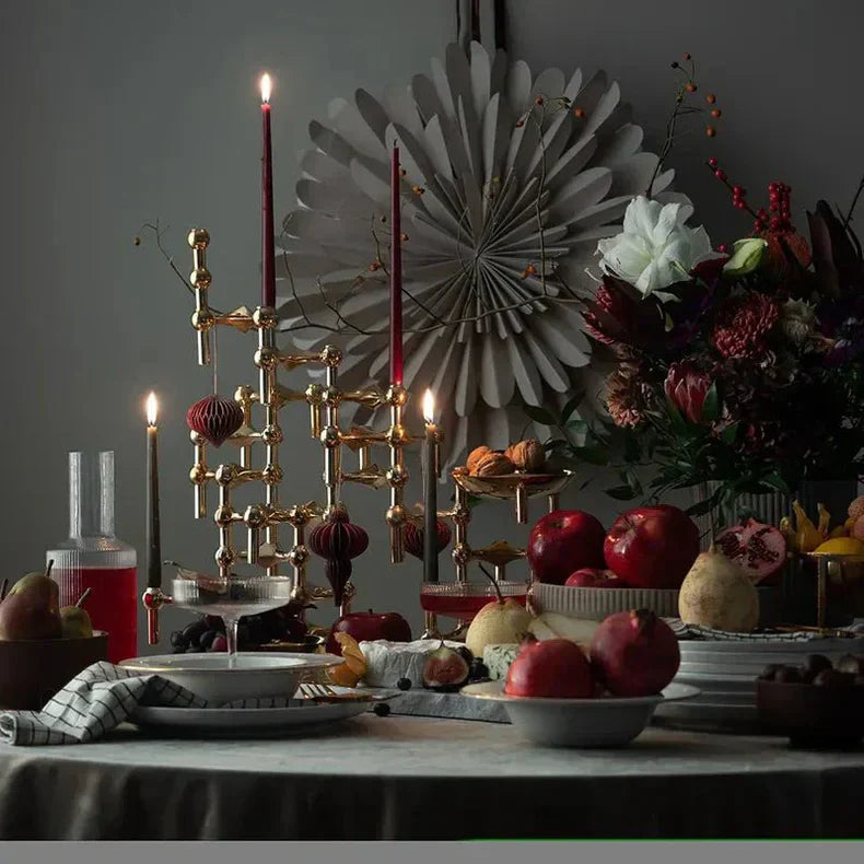 Luminária de mesa Elegante com Design Molecular | Decoração Escultural Nórdica para Sua Casa
