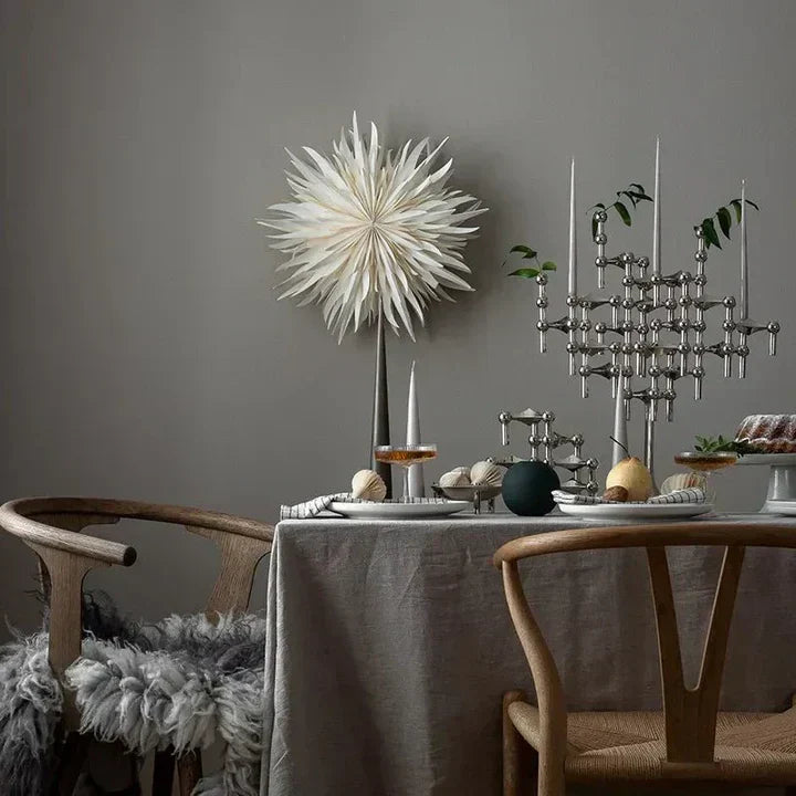 Luminária de mesa Elegante com Design Molecular | Decoração Escultural Nórdica para Sua Casa