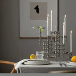 Luminária de mesa Elegante com Design Molecular | Decoração Escultural Nórdica para Sua Casa